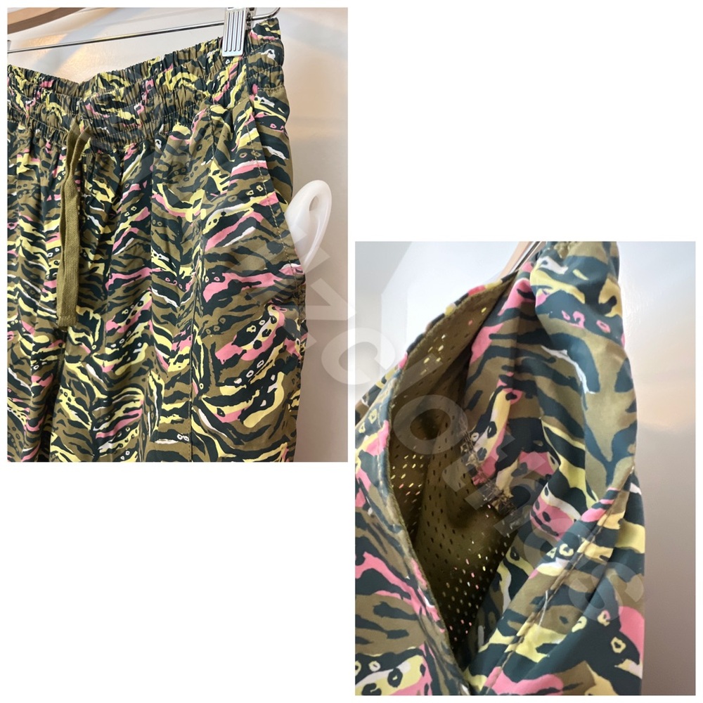 NWOT Free People Zephyr Printed Pants Olive M - Picture 4 of 11